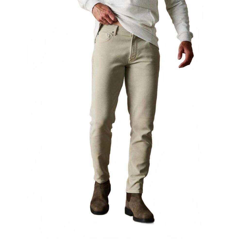 NEW THE NORMAL BRAND comfort terry pants in sand dune